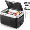 VEVOR Frigorifero per Auto Portatile da 12V, Frigo Auto Portatile Capienza 25 L Temperatura Regolabile da -20 a 20 °C, Potenza 60 W Rumore meno di 45 dB 572 x 358 x 381 mm, Campeggio Picnic Viaggio