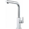 Franke Mythos Doccia - 115.0547.853 Miscelatore Cucina da Incasso Monocomando Doccetta estraibile monogetto e canna girevole Inox Satinato