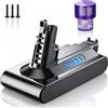 POWTREE Batteria per Dyson V10 SV12 Batteria di Ricambio per Dyson V10 | Batteria per Cyclone Animal Absolute Motorhead Fluffy Aspirapolvere