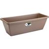 Elho Barcelona Trough 40cm Fioriera da Balcone - Taupe | L 19 x P 39.5 x A 16 cm | Adatto per uso esterno