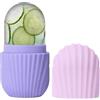 Generic Ice Face Roller - Delicato silicone portatile riutilizzabile | Strumenti per il sollevamento della pelle per tutti i tipi di pelle, look doposole, casa, viaggi, saloni di lavoro