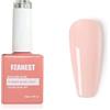 FZANEST Gel costruttore per unghie, 15 ml, smalto gel base in gomma colorata in una bottiglia di gel rinforzante per unghie, gel soak off, lampada UV LED necessaria