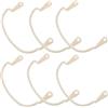 YARNOW 6 Pezzi Supporto per Tasca da Biliardo in Plastica Beige per Tavolo | Fissatore di Rete, Stabilità Affidabile, per Manutenzione Sala Giochi e Riparazione Angolo Tavolo
