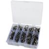 Generic Set di ami da pesca in acqua salata, 100 pezzi, in acciaio ad alto tenore | Accessori Per La Pesca E Attrezzature Per Mangiare Bass Luccio Salmone MuskyFish Walleye Carp Herring