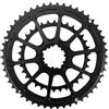 Generico Bici da strada Gravel CNC a doppia corona 48-32T 46-30T | Ruota a doppia catena compatibile con le parti ciclistiche della guarnitura GXP 9/10/11/12 velocità