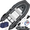 KESSER® Gommone Wave 230-380 cm, set da 6 pezzi gonfiabili - barca + panca, pompa ad aria, pagaia, kit di riparazione, borsa, barca da pesca, barca a pagaia piccola e grande, combinazione motore