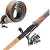 Generic Confezione da 4 manicotti per canna da pesca, copertura per canna da pesca in rete intrecciata, guanti protettivi per canne da spinning