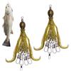 Générique Set di 2 connettori a perno per polpo, set di 2 pezzi | Esche da pesca per black-bass Per Trota E BlackBass In Acqua Salata, Sport All'aperto