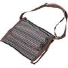Vaguelly Borsa Porta Tappetino per Yoga Tracolla Stile Etnico Marrone | Poliestere e Cotone, Trasporto a Spalla Leggero, per Pendolari e Praticanti in Studio
