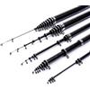 WANGSHAOWEI Canna da Pesca Frusta da Pesca Canna Telescopica in Carbonio 2,2-3 kg Canne Roccia di Potenza Prova 0,7 M 3,6 4,5,30