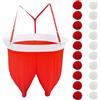 Genérico Set di pantaloni da nonna con palline saltanti per attività | Set da esterno con pantaloni extra grandi per compleanni, Natale, riunioni, carnevale