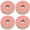 Operitacx 4 Pezzi Smorzatore per Racchetta da Tennis Forma a Ciambella in Silicone, | Assorbimento Urti, Fissaggio Sicuro Sulle Corde, per Allenamento e Comfort del Braccio, per Giocatori Junior