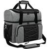 Generic Borsa da Bowling per 2 Palle con Divisorio Imbottito e Scomparto Scarpe | Borsa Bowling Portatile con Supporto Palla Imbottito, Adatta a Scarpe Fino Al 16 Uomo, Costruzione in Poliestere, Multipli