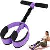 TOMSHOO Fasce fitness con pedale, allenamento addominale a casa per | 25 kg/34 kg fascia di resistenza con maniglia, attrezzi per allenamento addominali, fitness, dimagrimento, yoga