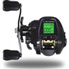 SPORTARC Bobina da pesca per baitcasting, 7,2:1, allarme morso, digitale, per pesca e baitcasting, contatore di profondità, posizione