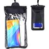 Generico Borsa impermeabile per telefono, borse impermeabili per il nuoto Foro per | Borsa da spiaggia Accessori per fori per viaggi, spiaggia, navi da crociera, kayak Nero