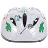 LRXIYODE Casco da Ciclismo, Leggero, Regolabile, Bianco | Schiuma Espansa e PVC, Design Ergonomico e Profilo Aerodinamico, per Monopattino, Scuola e Sport All'aperto
