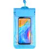 Generico Borsa impermeabile per telefono, borse impermeabili per il nuoto per | Portatile Accessori per fori per viaggi, spiaggia, navi da crociera, kayak Blu