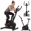 BAKAJI Cyclette Magnetica da Casa per Allenamenti Fitness Home Gym, Bici con 8 Livelli di Potenza, Allenamento Cardio, Attrezzo da Palestra con Manubrio e Display LCD per Controllo Calorie, Battiti