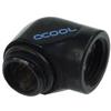 ALPHACOOL Raccordo Alphacool HF Gomito 1/4" 90 gradi Maschio/Femmina Nero [17045]