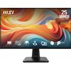 Msi Monitor Led 24.5'' Msi Full HD 1920x1080p 1ms classe E Nero opaco [PRO MP251 E14L]