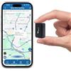 WINNES Mini localizzatore GPS per auto 4G con scheda SIM, localizzatore GPS magnetico con localizzazione in tempo reale tramite app, durata della batteria fino a 60 giorni, per auto, bambini e bagagli