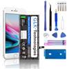 GLK-Technologies Batteria di ricambio migliorata per iPhone 8 APN A1863 A1905 A1906 | Batteria originale GLK-Technologies | Batteria 2000 mAh | incl. kit di attrezzi nuovo