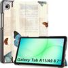 CoBak Cover per Samsung Galaxy Tab A11 8.7 2025 e Tab A9 8.7 2023, Custodia Sottile Rigida con Supporto, Cover Intelligente Protettiva per Tablet Samsung Galaxy Tab A11/A9