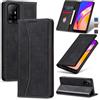 Jasonyu Cover per Oppo A94 5G, Portafoglio PU Pelle Custodia, Nero | Flip Libro, Slot Porta Carte, Magnetica, Funzione Supporto, TPU Antiurto
