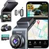 BOTSLAB Dash Cam Auto 4K STARVIS 2, Fronte+Retro, Kit di Cablaggio, 64GB | Modalità Parcheggio 24/7, Controllo Vocale, Visione Notturna HDR, WiFi 5,8GHz, GPS Integrato, App, Registrazione in Loop