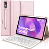 JADEMALL Custodia con Tastiera per Lenovo Idea Tab Pro 12.7 2025 | Italiano QWERTY Tastiera Bluetooth Magnetica Staccabile per Tablet Lenovo Idea Tab Pro 12.7 Pollici 2025 TB-375FC, Rosa