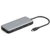 DIGITUS USB-C Docking Station - 7 porte - 1x HDMI UltraHD 4k/60Hz - 2x USB-A 3.2 Gen2-1x USB-C 100W PD 3.0-1x RJ45 - Doppio lettore di schede - Grigio