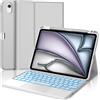 Occtingkind Per iPad Air 11 M4 (2026) Cover Tastiera con RGB & TP Italiana | Con Retroilluminazione 7 Colori & Touchpad - Premium per la produttività, Tastiera per iPad Air 11 M4 Grigio
