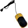 Tutoy 3D Ottico Auto A Forma Di Mouse Wired USB (Giallo.)