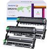 BAISINE Unità tamburo DR-2510 compatibile per tamburo Brother DR2510 | Compatibile con Brother HL-L2400DW HL-L2400DWE DCP-L2627DW DCP-L2620DW DCP-L2660DW MFC-L2827DW MFC-L2800DW MFC-L2860DW