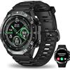 OWMSIC Smartwatch da uomo e donna, 1,39, touch screen, con Bluetooth, chiamata assistente AI, 120+ modalità sportive, fitness tracker SpO2, cardiofrequenzimetro, contapassi, misurazione della pressione