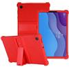 C/N Custodia per Lenovo Tab M10 HD 2nd Gen 10.1, Silicone Morbido Skin Leggero Custodia Protettiva per Bambini Supporto Cover per Lenovo Tab M10 HD Gen 2 10.1 inch 2020 TB-X306X/X306F, Rosso