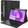 JADEMALL Custodia con Tastiera per Lenovo Idea Tab Pro 12.7 2025 | Italiano QWERTY Tastiera Bluetooth Magnetica Staccabile per Tablet Lenovo Idea Tab Pro 12.7 Pollici 2025 TB-375FC, Nero