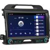 XTRONS Autoradio GPS per Kia Sportage, Android 14, WiFi, 9, CarPlay, Android Auto, Nero, 180W