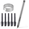 SUEEWE 5 Pezzi Originale Punte di Ricambio per Lenovo Digital Pen 2/3 & HP Active Pen G2/G3/T4Z24AA/6SG43UT/6SG43AA/4KL69AA, Più Duraturo, Controllo Preciso, Amichevole Scherm, Nero
