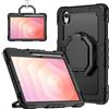 HUOLUNGJIN Custodia a tracolla per Samsung Galaxy Tab S11 11 pollici SM-X730/X736/X736B (2025), custodia protettiva antiurto con cavalletto, maniglia, slot per penna, tracolla regolabile, per bambini e adulti