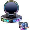 Jmwub Supporto magnetico per telefono RGB da auto, bloccaggio automatico e ricarica wireless, sicuro per guida con una sola mano, supporto per cruscotto a 360 gradi, per auto, SUV, camion