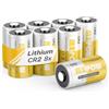 MXPOW Batterie CR2 al litio, 3 V, 1000 mAh, alta capacità, lunga durata | Bassa autoscarica, a prova di perdite, alte prestazioni, per fotocamere, flash, torce