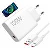 Kryolithm Caricatore USB C da 100 W per Xiaomi Red-mi con cavo USB-A 2M | per Xiaomi 18/17/15/14, per REDMI K100/90/80/70, Note 17/15/14/13,smartphone per Xiaomi Mi 12/11 Ultra/Pro