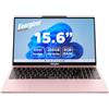 Energizer EnergyBook 15.6 Full HD PC portatile (Intel Pentium Gold 6500Y fino a 3,4 GHz, RAM 8 GB DDR, SSD 256 GB, Intel UHD Graphics 615, Win 11 Home) - Tastiera QWERTY, rosa