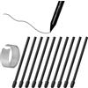 SUEEWE 10 Pezzi Punte di Ricambio per Wacom Pro Pen 3, Nero | per 2025 Tablet Intuos Pro M/S/L & Cintiq 16/2424 Touch & DTH135/172 & MovinkPad 11/13,3