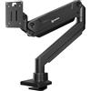 ONKRON Supporto Monitor Scrivania 17-49, 20 kg, VESA 100x100 mm, G100-B | Braccio monitor nero, inclinazione -54°/+110°, rotazione 360°, giro 180° e altezza regolabili; per ufficio e gaming