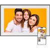 Dragon Touch Classic 15 Digital Picture Frame, 15,6 pollici FHD Touch Screen WiFi Digital Photo Frame Instant Condividi foto e video tramite app, e-mail, cloud, montabile a parete, verticale e
