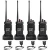 Retevis RT29S Walkie Talkie Professionali, Schermo LCD, Dual Band, IP67 Wolky Toki, Soppressione Intelligente del Rumore, Chiamata di Gruppo a Lungo Raggio, Robusto per Fabbriche(Confezione da 4)