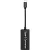 Tomantery Convertitore TypeC per Adattatore MagSafe 2 e 1 a USB C (Nera) | Supporto per ricarica rapida, design da viaggio portatile, custodia in ABS, uscita 20 V, uso in ufficio domestico,